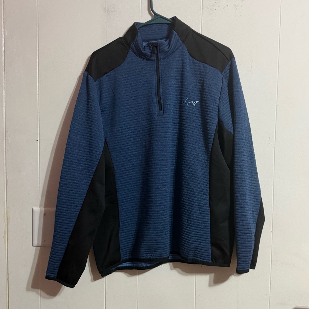 Attack Life by Greg Norman‎ Navy and Black Pullover